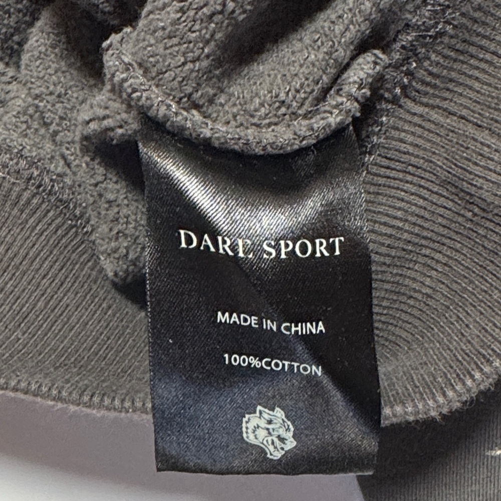 DARC SPORT Wolves Club Faded Black 'Wolves Forever' Graphic Hoodie Sweatshirt M - Picture 9 of 15